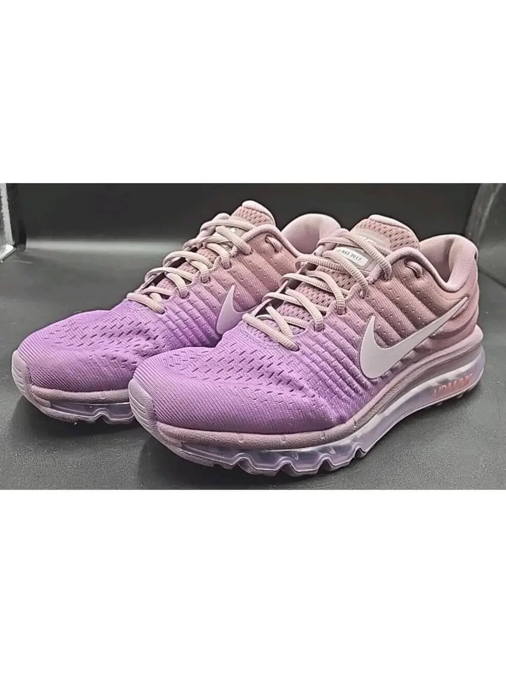 Nike Women's Air Max 2017 Version Plum Fog Iced Lavender Size 10 2023 849560-555 - Picture 4 of 8
